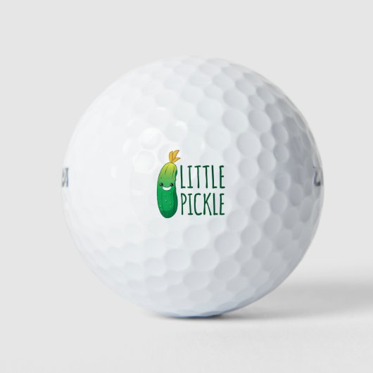 Little Pickle Cute Green Pickle die zonnebril draa Golfballen (Voorkant)