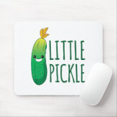 Little Pickle Cute Green Pickle die zonnebril draa Muismat (Met muis)