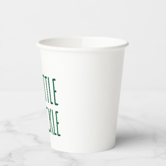 Little Pickle Cute Green Pickle die zonnebril draa Papieren Bekers (Links)