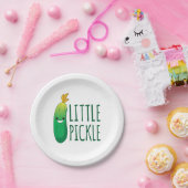 Little Pickle Cute Green Pickle die zonnebril draa Papieren Bordje (Feest)