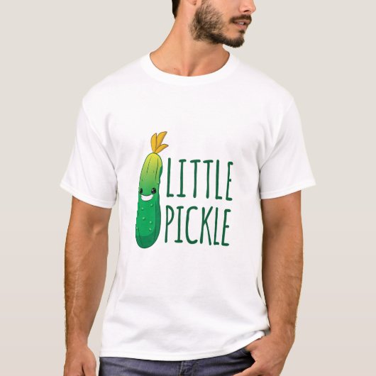 Little Pickle Cute Green Pickle die zonnebril draa T-shirt (Voorkant)