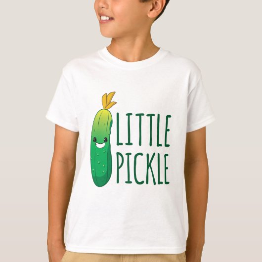 Little Pickle Cute Green Pickle die zonnebril draa T-shirt (Voorkant)
