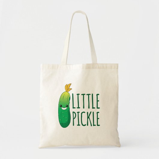 Little Pickle Cute Green Pickle die zonnebril draa Tote Bag (Voorkant)