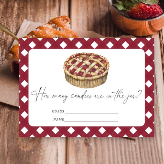 Little Pie Raad eens hoeveel snoepjes er in de pot Informatiekaartje