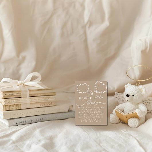 Little Piece of Heaven Beige Books For Baby Informatiekaartje