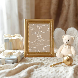 Little Piece of Heaven beige Cards & Gifts Sign  Kaart