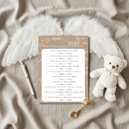 Little Piece of Heaven Beige Guess Who Game  Kaart