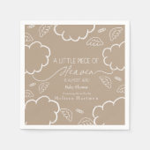 Little Piece of Heaven Beige Napkins Servet (Voorkant)