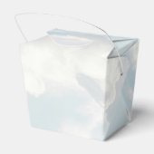 Little Piece of Heaven Clouds Baby shower Bedankdoosjes (Achterkant)