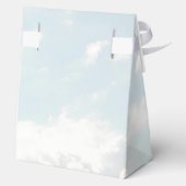 Little Piece of Heaven Custom Clouds Baby shower Bedankdoosjes (Achterkant)