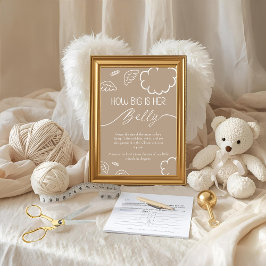 Little Piece of Heaven  How Big Is Her Belly Beige Kaart