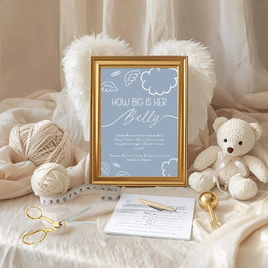 Little Piece of Heaven How Big Is Her Belly Blue Kaart