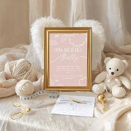 Little Piece of Heaven How Big Is Her Belly Pink Kaart