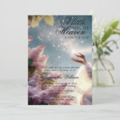 Little Piece of Heaven Magisch Sprookje Baby showe Kaart (Staand voorkant)