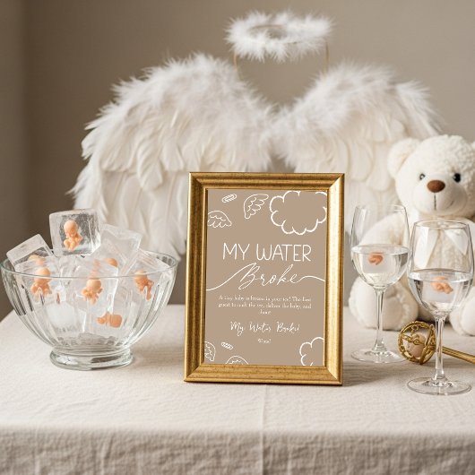 Little Piece of Heaven  My Water Broke Game Beige  Kaart