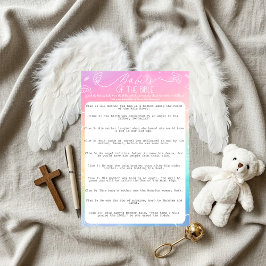 Little Piece of Heaven Rainbow Babies of the Bible Kaart