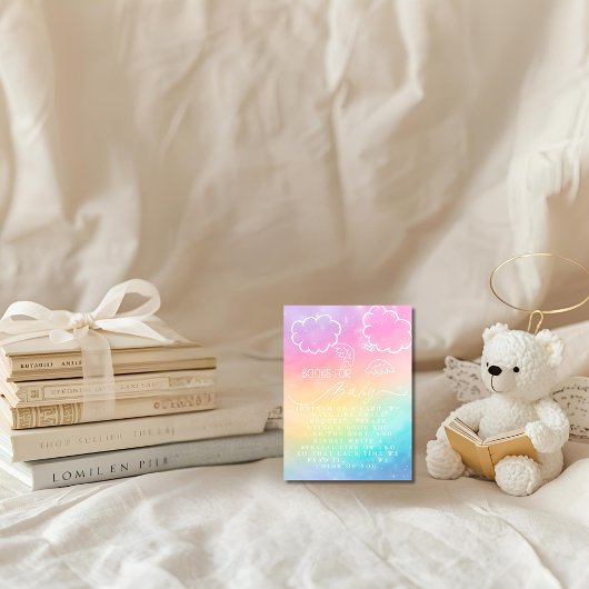 Little Piece of Heaven Rainbow Books For Baby Informatiekaartje