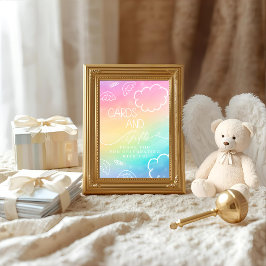 Little Piece of Heaven Rainbow Cards & Gifts Sign  Kaart