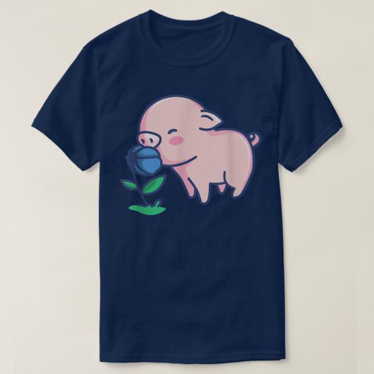 Little Pig Cute T-shirt (Design voorkant)