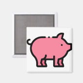 Little Pig Magneet (Voorkant / Achterkant)