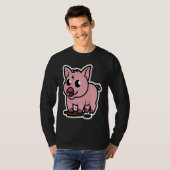 Little Pig Pet Piggy T-shirt (Voorkant volledig)