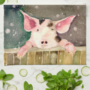 Little Pig Tea Towel Theedoek