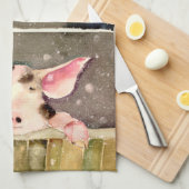 Little Pig Tea Towel Theedoek (Quarter Fold)