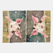 Little Pig Tea Towel Theedoek (Horizontaal)