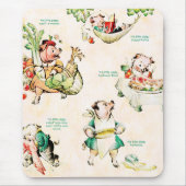 Little Piggies Mousepad Muismat (Voorkant)
