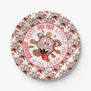 Little Piggy Birthday Party Paper Bord