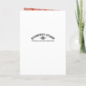 Little Piggy Birthday Wenskaart (Achterkant)