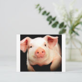 Little Piggy Briefkaart (Staand voorkant)