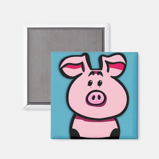 Little Piggy Magnet (Voorkant / Achterkant)