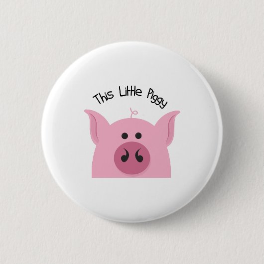 Little Piggy Ronde Button 5,7 Cm (Voorkant)