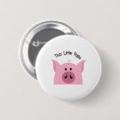 Little Piggy Ronde Button 5,7 Cm (Voorkant /achterkant)