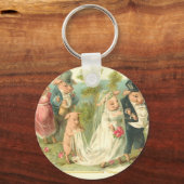 Little Piggy Wedding Sleutelhanger (Voorkant)
