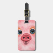 Little Piglet Bagagelabel Smile (Voorkant verticaal)