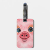 Little Piglet Bagagelabel Smile (Achterkant verticaal)