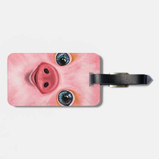 Little Piglet Bagagelabel Smile (Achterkant horizontaal)