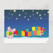 Little Pig's Christmas briefkaart (Voorkant)