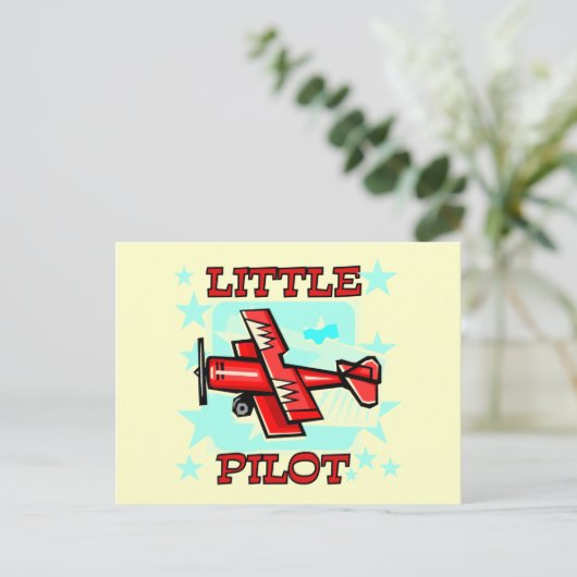 Little Pilot Tshirts and Gifts Briefkaart (Staand voorkant)