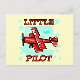 Little Pilot Tshirts and Gifts Briefkaart
