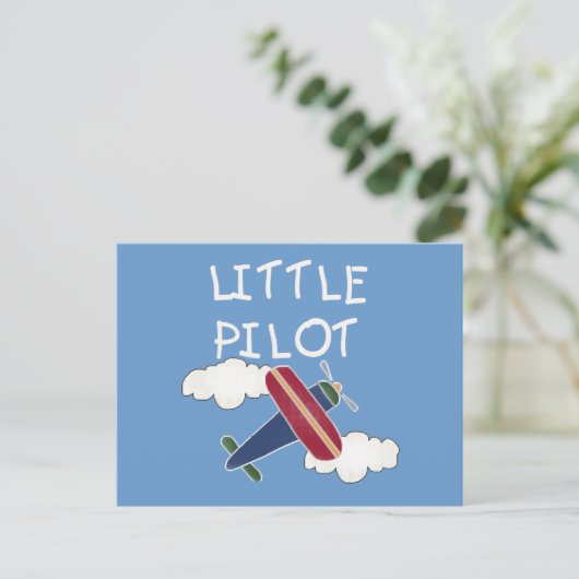 Little Pilot Tshirts and Gifts Briefkaart (Staand voorkant)