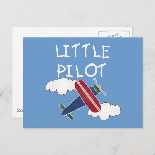 Little Pilot Tshirts and Gifts Briefkaart (Voorkant / Achterkant)