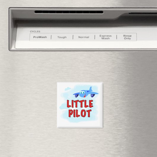 Little Pilot Tshirts and Gifts Magneet (Insitu (Vaatwasser))