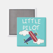 Little Pilot Tshirts and Gifts Magneet (Voorkant / Achterkant)