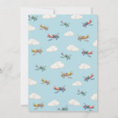 Little Pilot's First Birthday Kaart (Achterkant)