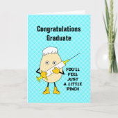 Little Pinch Egghead Nurse Afstuderen Card Bedankkaart (Voorkant)
