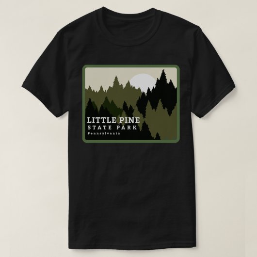 Little Pine State Park Pennsylvania Forest Sunrise T-shirt (Design voorkant)