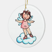 Little Pink Angel Ornament (Links)